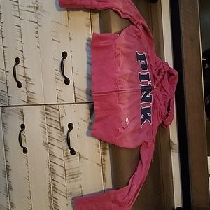 PINK full zip hoodie